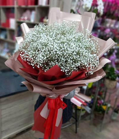 Букет цветов из: Гипсофила в Адамовка